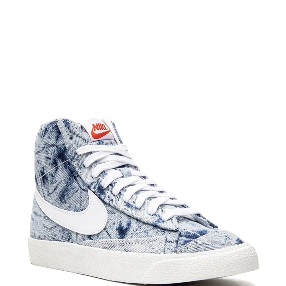 Nike Blazer 77 Denim Blue and White High-Tops